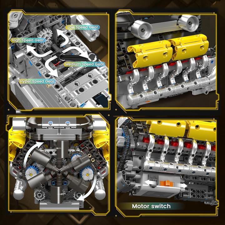 Image du produit Mould King Lambo V12 Engine Motor