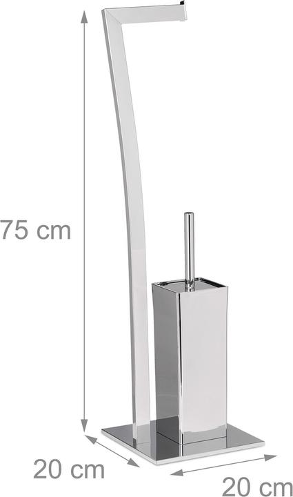 Actual product image Relaxdays WC set