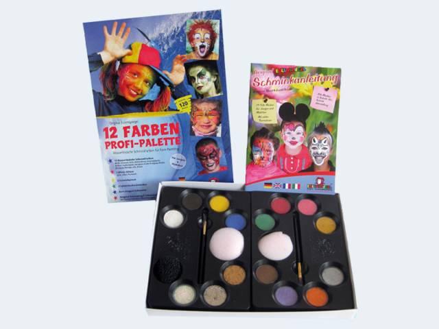 Produktbild Eulenspiegel 12 Farben Profi Schmink-Palette