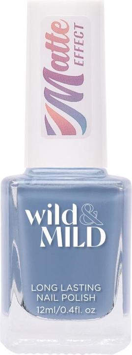 Actual product image Wild & Mild Nagellack Matte Effect Blind Date 12 ml (Blind date, Gel-Effect Nail Polish)