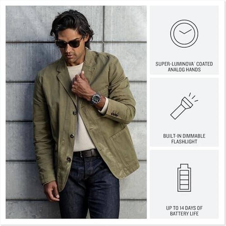 Produktbild Garmin Instinct Crossover AMOLED, Taktisch, Schwarz, Schwarzes Silikonarmband (45 mm)