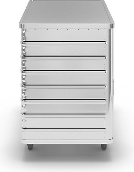 Produktbild Gmöhling Alu-Kastenwagen, absenkbare Seitenwand (250 kg)