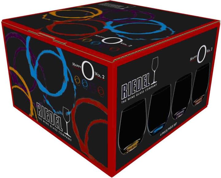 Actual product image Riedel O Wine Tumbler Happy O Vol. 2 5414/88 (set of 4) (32 cl, 4 Glasses, Red wine glasses)