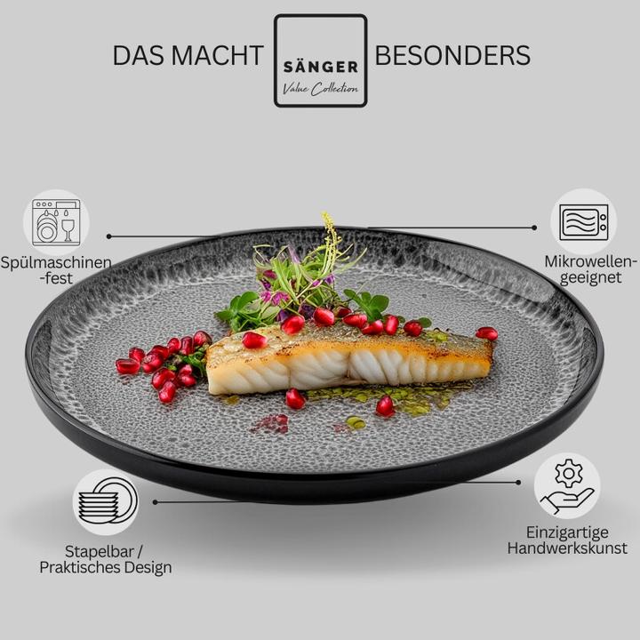 Produktbild Sänger Geschirr Speiseteller Set Sydney (6x, 27 cm)