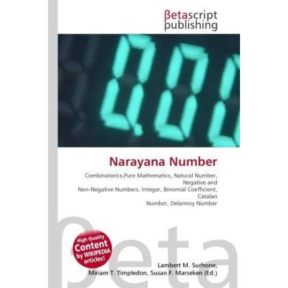 Narayana Number, Schulbücher von Susan F. Marseken, Lambert M. Surhone, Miriam T. Timpledon