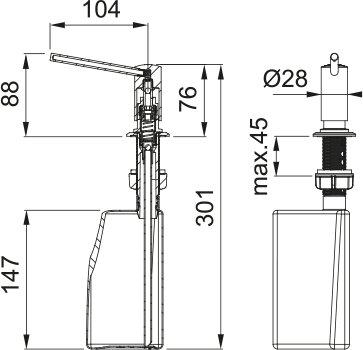 Actual product image Franke Novita