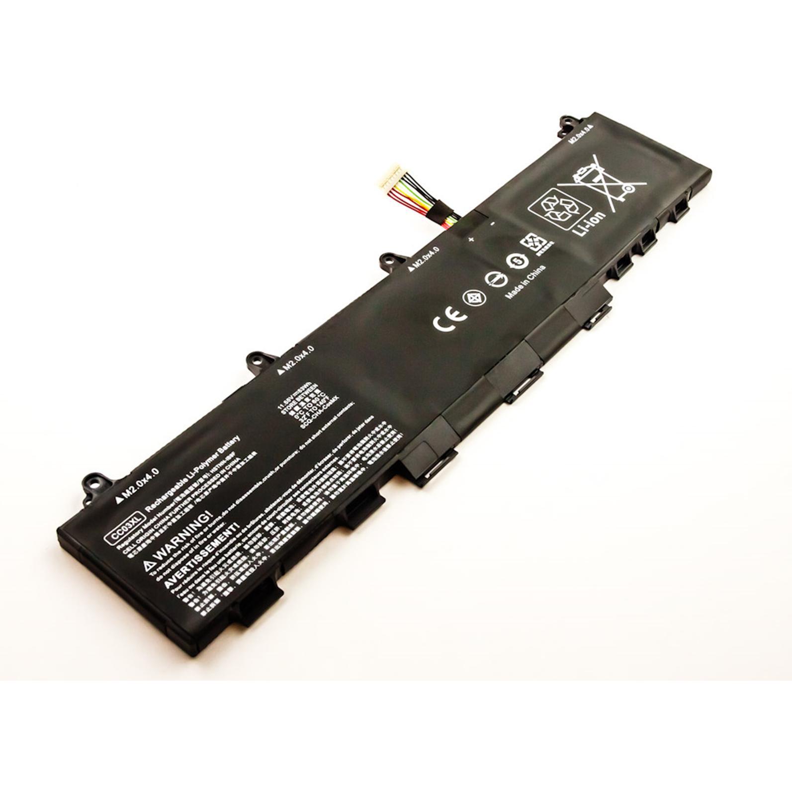 AGI Akku kompatibel mit HP ZBook Firefly 14 G7 1Z1N8PA (1 Zellen, 4300 mAh), Notebook Akku, Schwarz