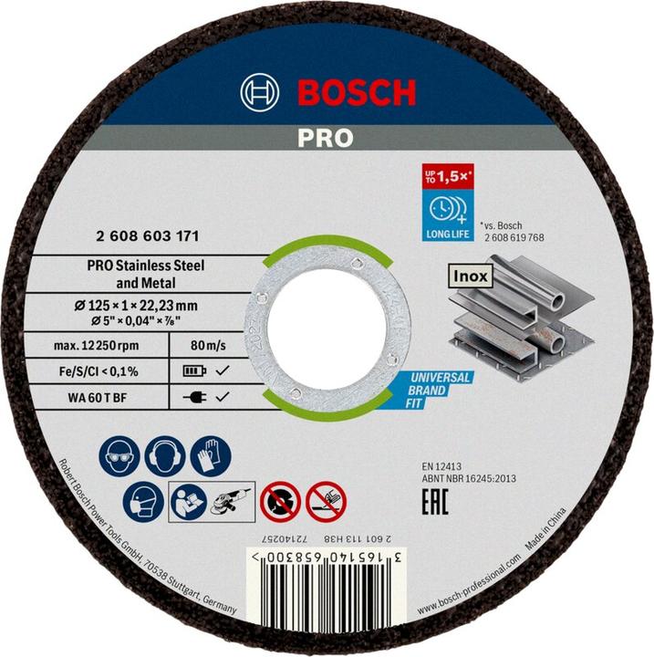 Actual product image Bosch Professional Cutting discs