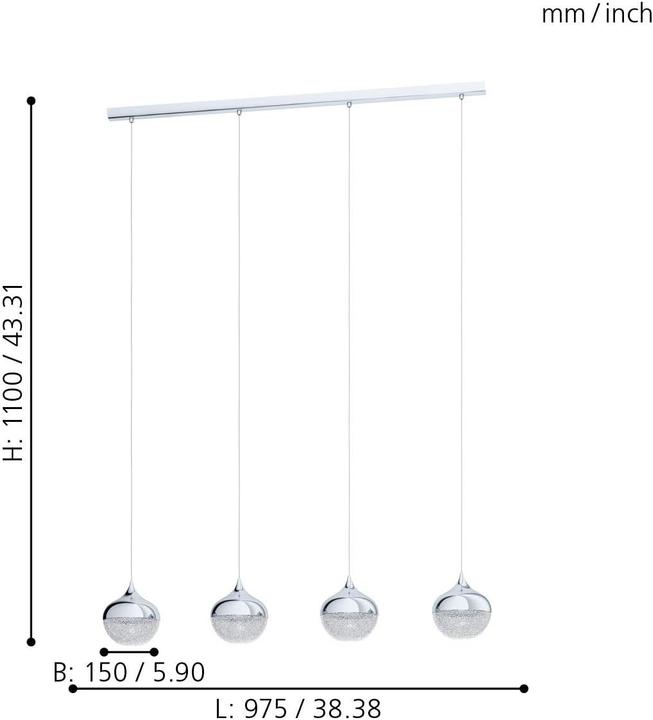 Produktbild EGLO LED-Pendelleuchte (E14)