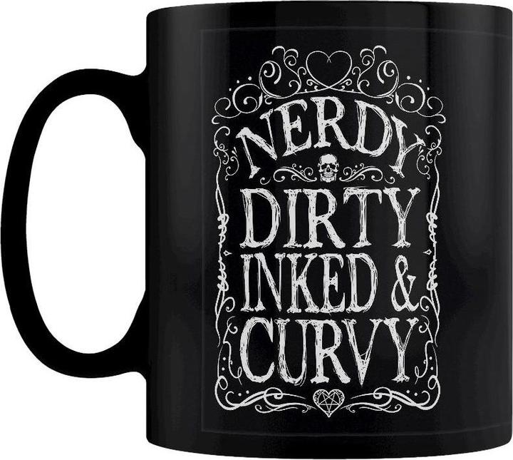 Immagine prodotto Grindstore Tazza da caffè Nerdy Dirty Inked & Curvy (325 ml)