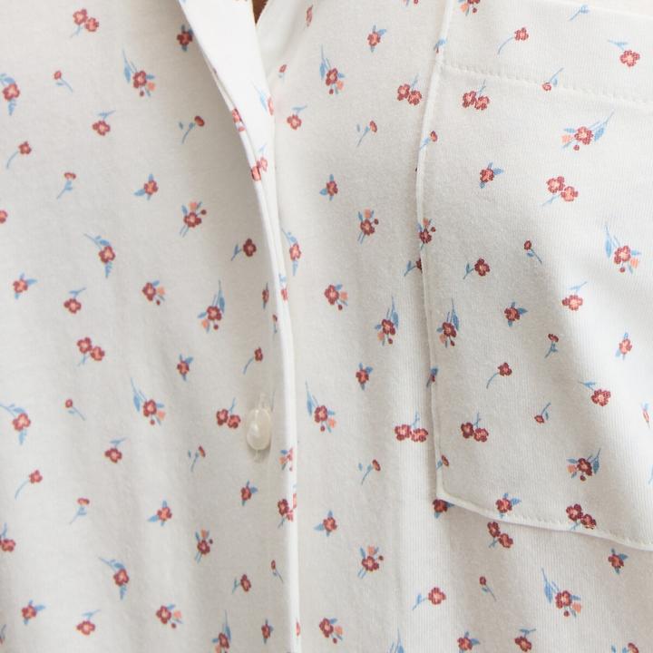 Produktbild La Redoute Collections Jersey-Pyjama mit langen Ärmeln (M)