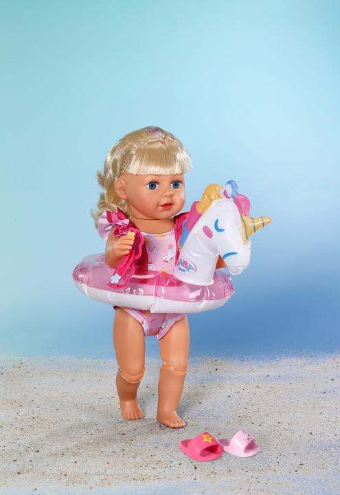 Productafbeelding Zapf Creation BABY born Schwimm-Set Einhorn 43cm