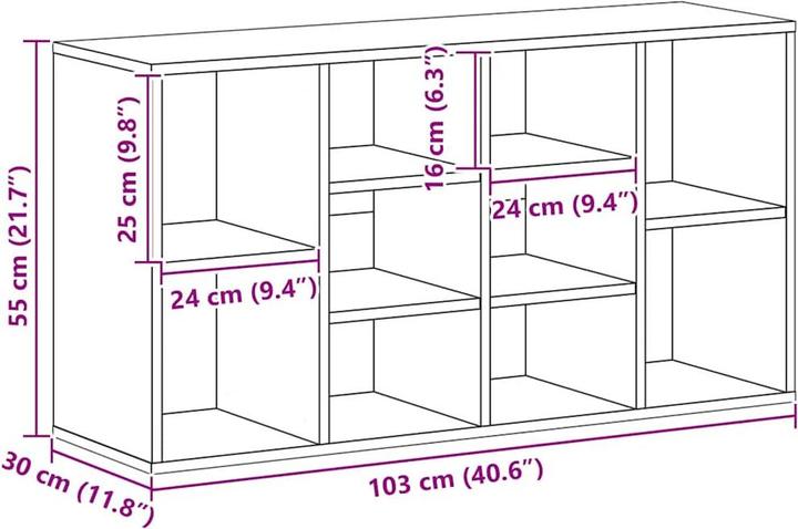 Produktbild vidaXL Jalen (103 x 30 x 54.5 cm)