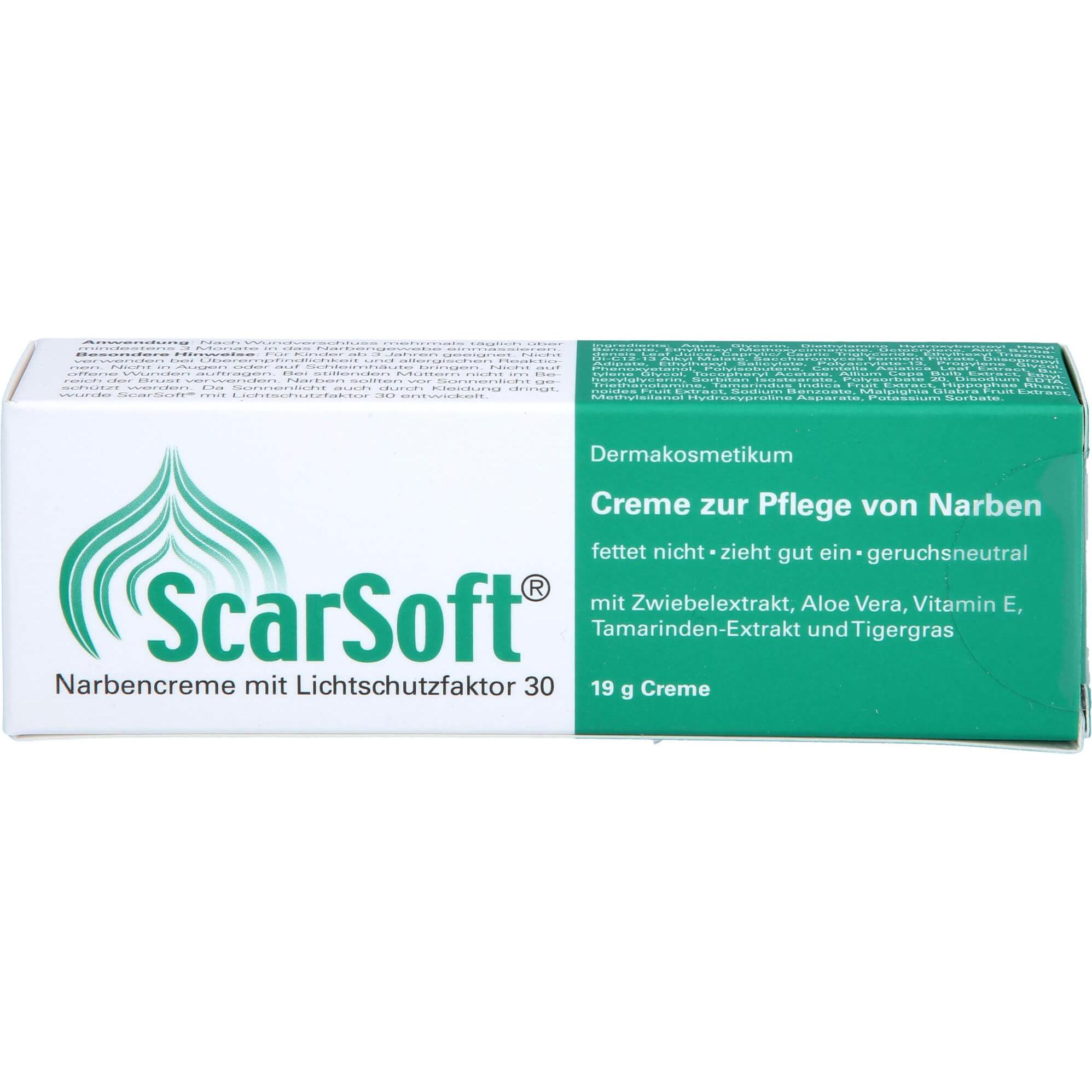 Laves, Bodylotion, Scarsoft LSF 30, 19 g Creme (Körpercreme)