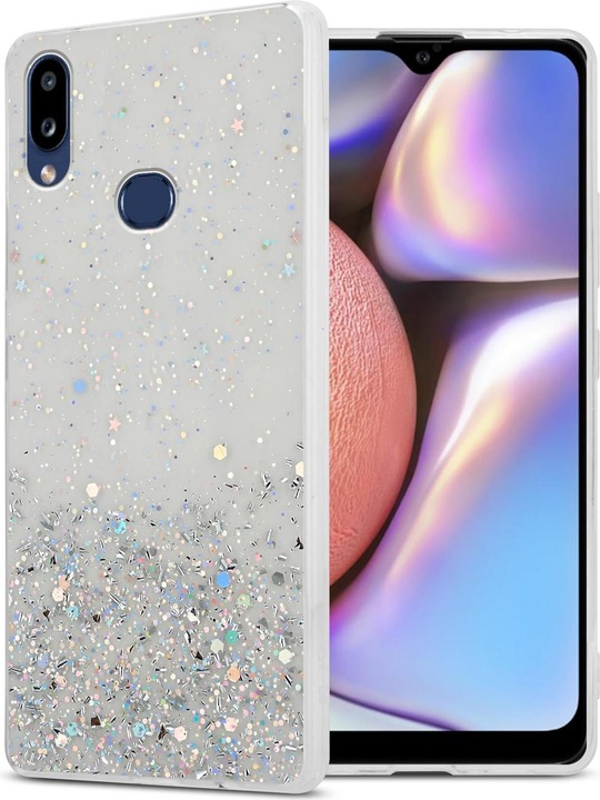 Actual product image Cadorabo TPU cover sparkling glitter (Samsung Galaxy A10s, Samsung Galaxy M01s)