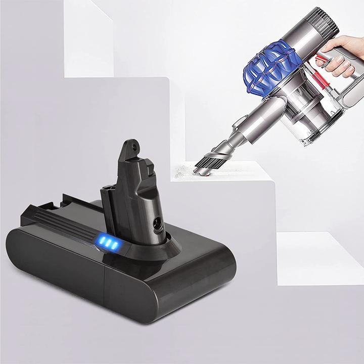 Actual product image Kunlun V6 Replacement Battery 4000mAh for Dyson Vacuum Cleaner