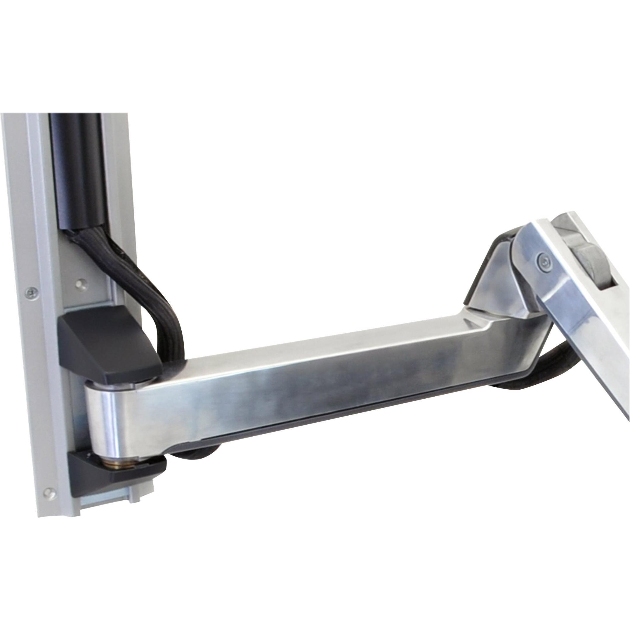Ergotron Sv Sit Stand Combo Arm Extende (Wand, 17"), Monitor Halterung, Silber