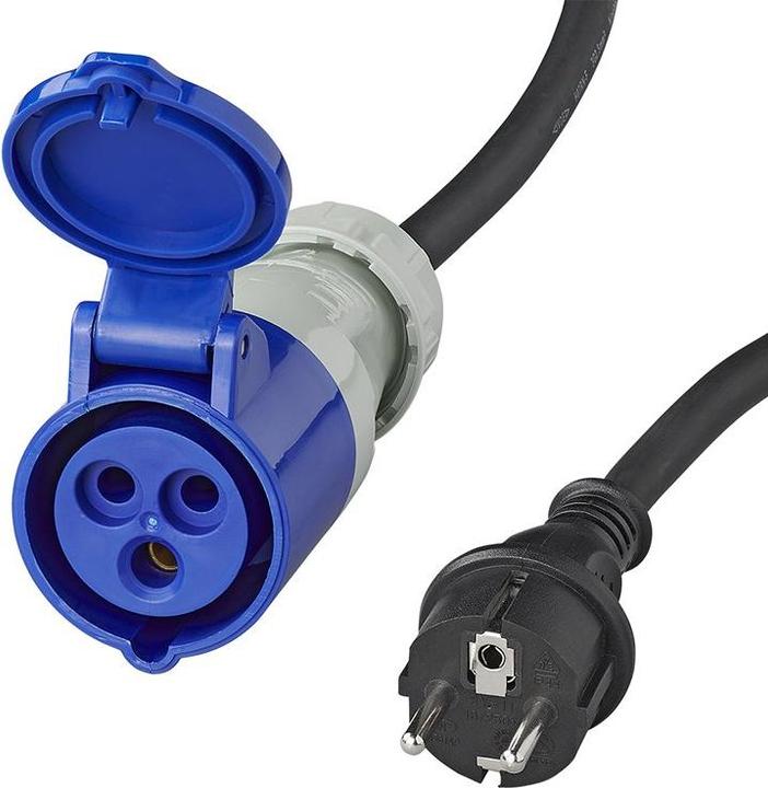 Produktbild ProPlus Adapterkabel 40cm 3x2,5mm² von Schuko Stecker nach CEE
