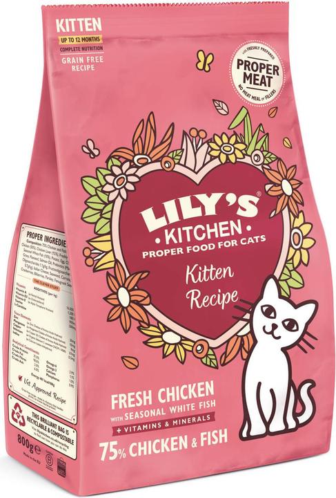 Produktbild Lily's Kitchen Kitten Recipe (Junior, 1 Stk., 800 g)