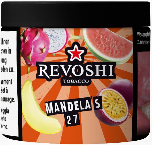 Image du produit Revoshi Tabac à chicha - Mandela's 27 200g (Fruit de la passion, Fruit du dragon, Melon)