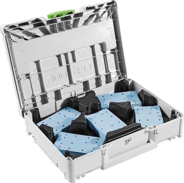 Festool Schleifmittel-Systainer³ SYS-STF 80X133 GR-Set (P80, P180, P220, P60, P120)