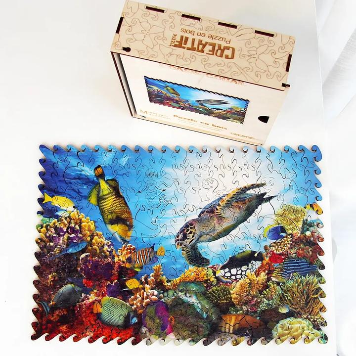 Immagine prodotto Creatif'Puzzle Puzzle in Bois "Creatif Puzzle" - Taille Moyenne (200 pezzi)