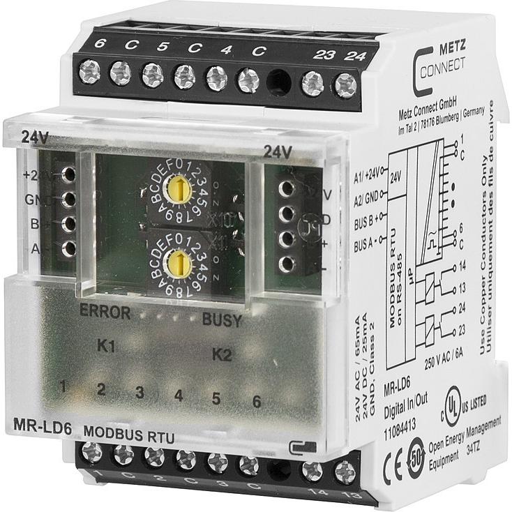 Metz Connect BTR 11084413 MR-LD6, Relais