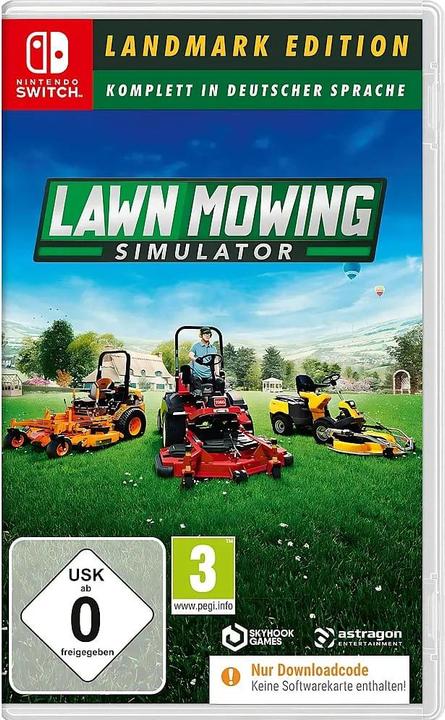 astragon Lawn Mowing Simulator: Landmark Ed. SWITCH CiaB Code in a Box (Switch, DE)