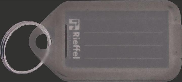 Actual product image Rieffel Key label
