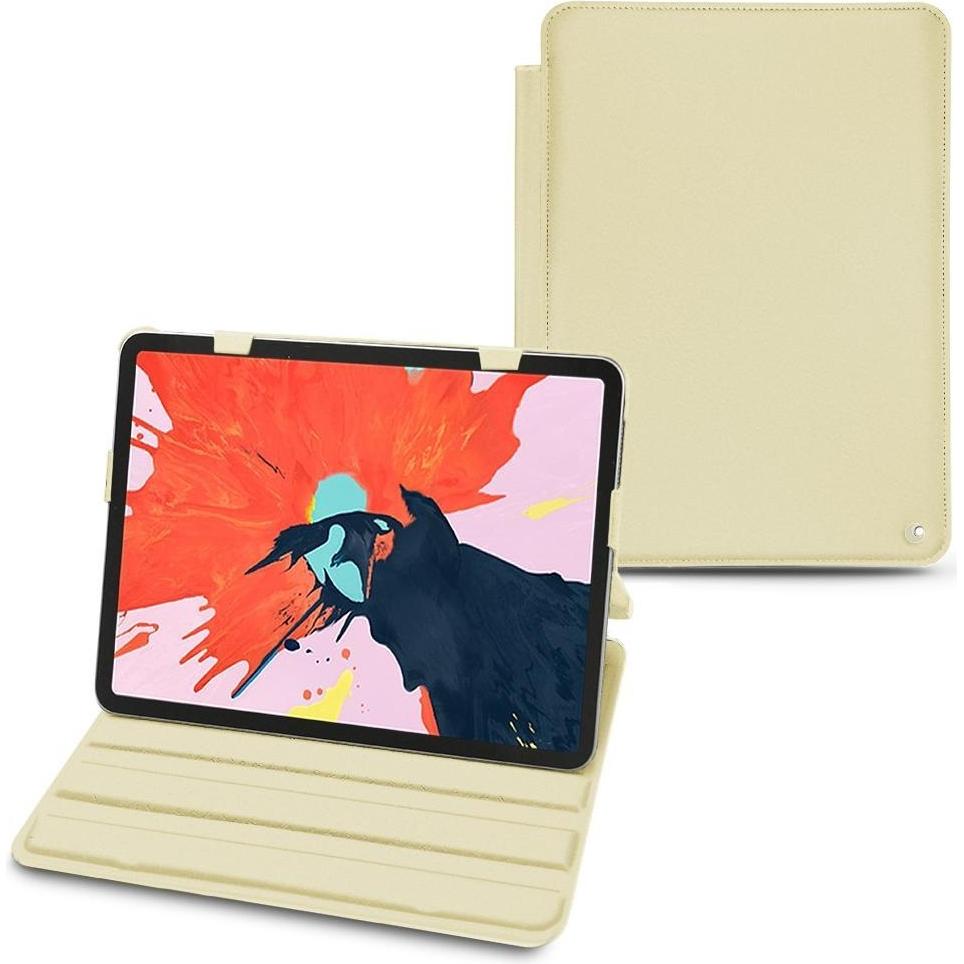 Thumbnail - Noreve Lederschutzhülle horizontal (iPad Air 2022 (5. Gen), iPad Air 2020 (4. Gen)), Tablet Hülle, Beige