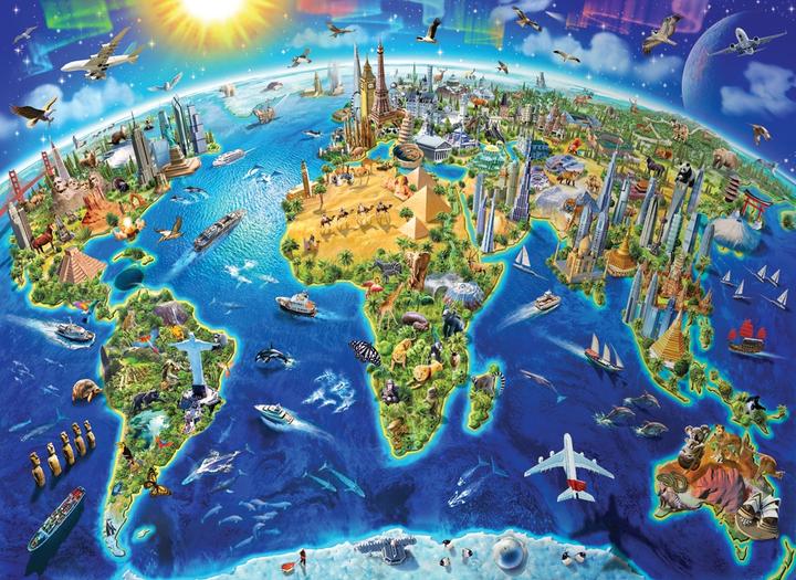 Immagine prodotto Anatolian Puzzle 4000 pezzi Punti di riferimento del mondo (4000 pezzi)