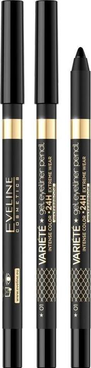 Immagine prodotto Eveline Variete Gel Waterproof Eyeliner 01ack 9G (Nero, Nero)
