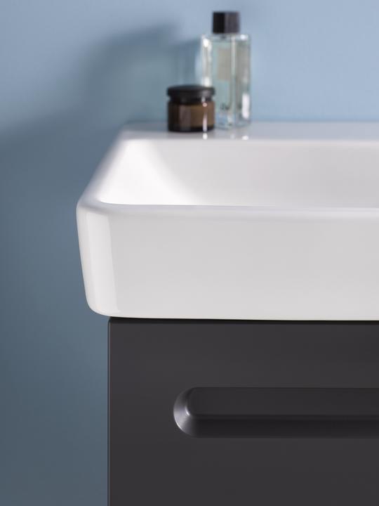 Produktbild Duravit Möbelwaschtisch No 1 mit Überlauf, 1 Hahnloch, weiss 800x460mm (460 mm, 800 mm)