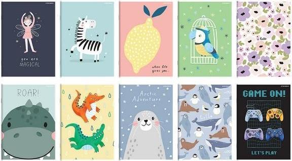 TOP Notizbuch A5/16K kariert Megamix (20 Stück) TOP2000 (A5, Checked)