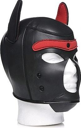 Produktbild Master Series Neoprene Puppy Hood - Black and Red