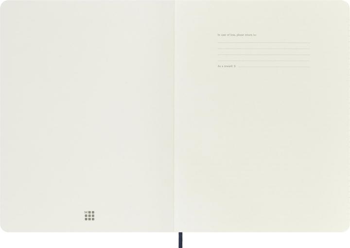 Actual product image Moleskine Notebook Soft Cover (19 x 25 cm, Lined, Soft cover)