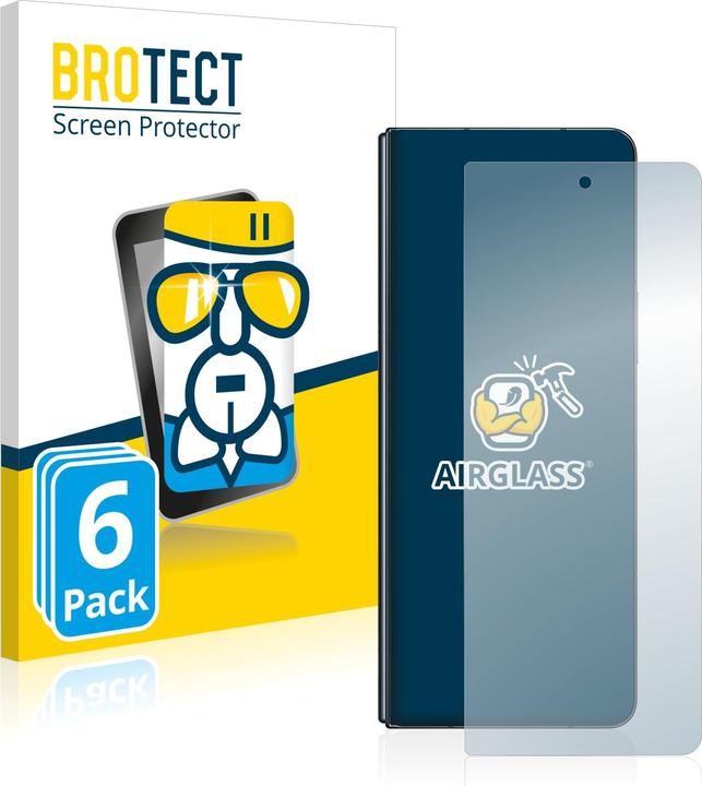 Produktbild BROTECT AirGlass Panzerglasfolie (6 Stk., Samsung Galaxy Z Fold4)