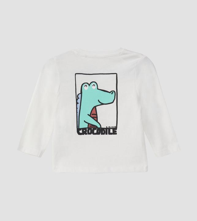 Produktbild S.Oliver T-Shirt Weiches Longsleeve mit Front- und Rückenprint (86)