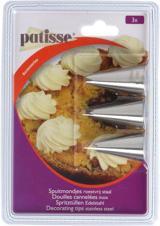Produktbild Patisse Spritztüllen Stern Inox 3-tlg. (Spritztüllen)