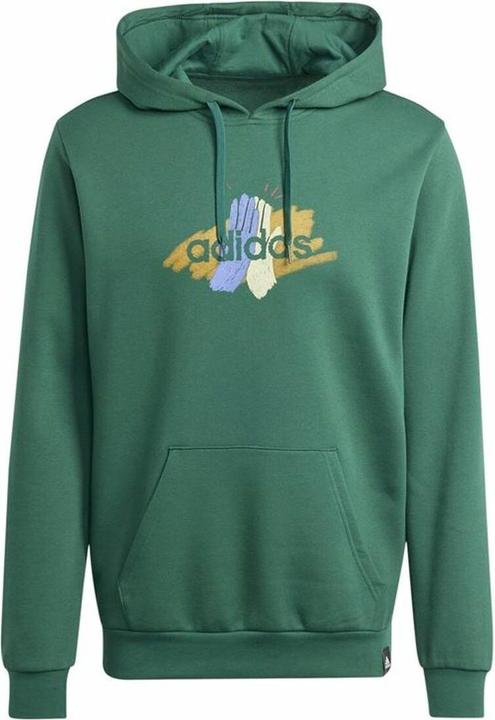 Produktbild Adidas Herren Sweater mit Kapuze Codes Graphic grün (XS)