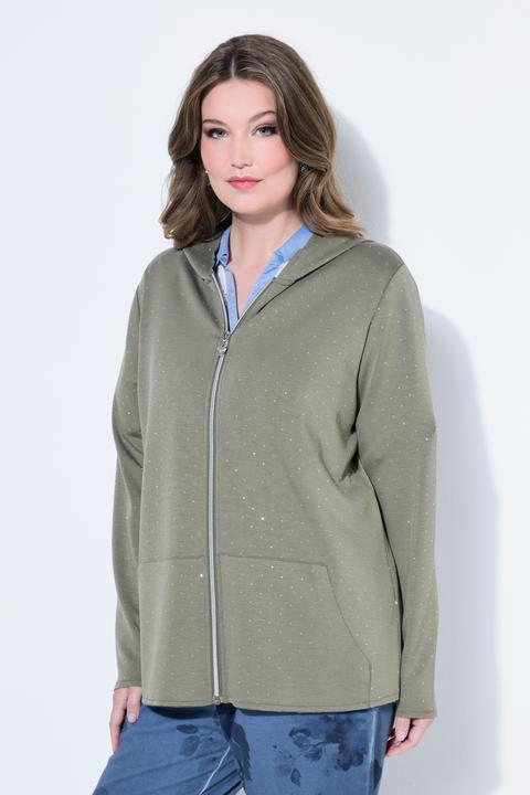 Produktbild Miamoda Sweatjacke, Loose Fit, Kapuze, Zipper (58)