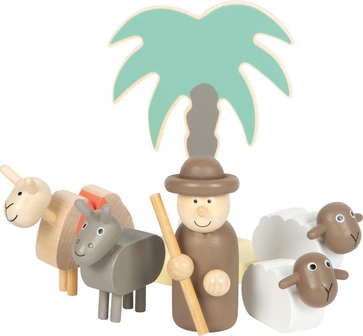 Produktbild small foot Spielset Holzkrippe Weihnachtsgeschichte