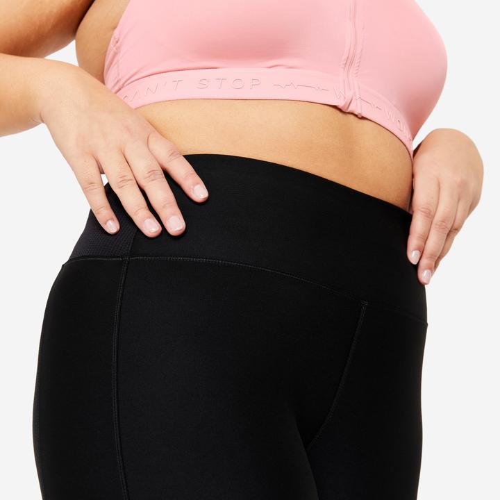 Produktbild Domyos Leggings Damen mit Smartphonetasche lang (W45/L31)