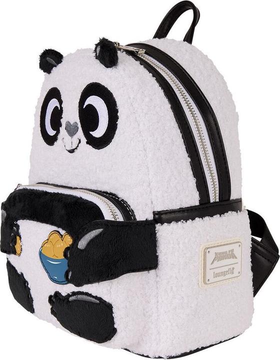 Actual product image Loungefly Kung Fu Panda plush backpack 26cm