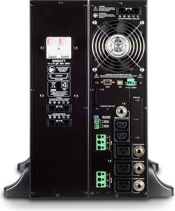 Riello Sentinel Dual Dual Conversion (online) 4000 VA 3600 W 3 Steckdose(n) AC (4000 VA, 3600 W, Online-Doppelwandler USV)