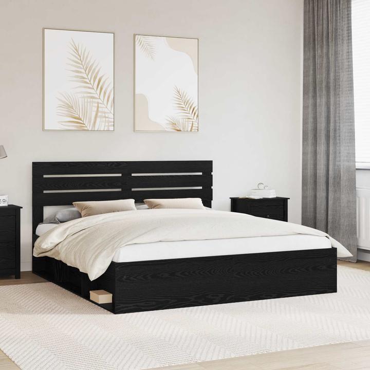 Image du produit vidaXL Moderner Bettrahmen (200 x 200 cm)