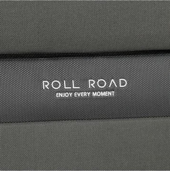 Actual product image Roll Road Royce Large Suitcase Gray Expandable Polyester (93 l)