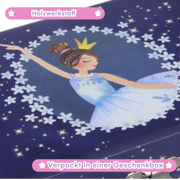 Image du produit Only-Bags.Store Schmuckkästchen mit Musik und sich drehender Ballerina mit ausziehbarer Schublade