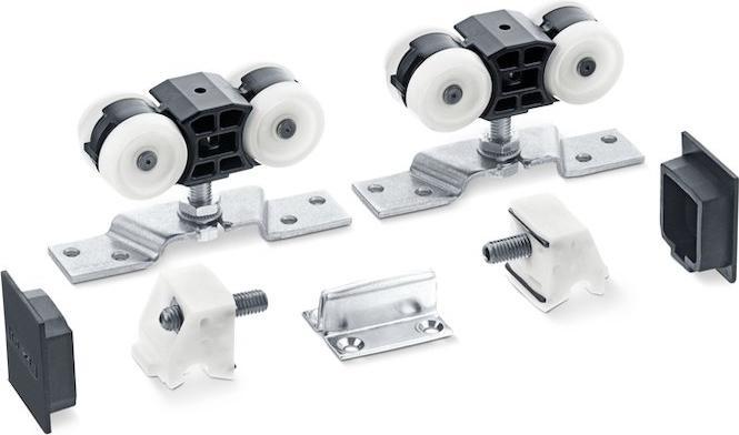 Actual product image Geze Sliding system Perlan 140 140 kg 2450 mm EV 1 26 - 60 mm Basic system 500 - 1240 mm Wall / ceiling