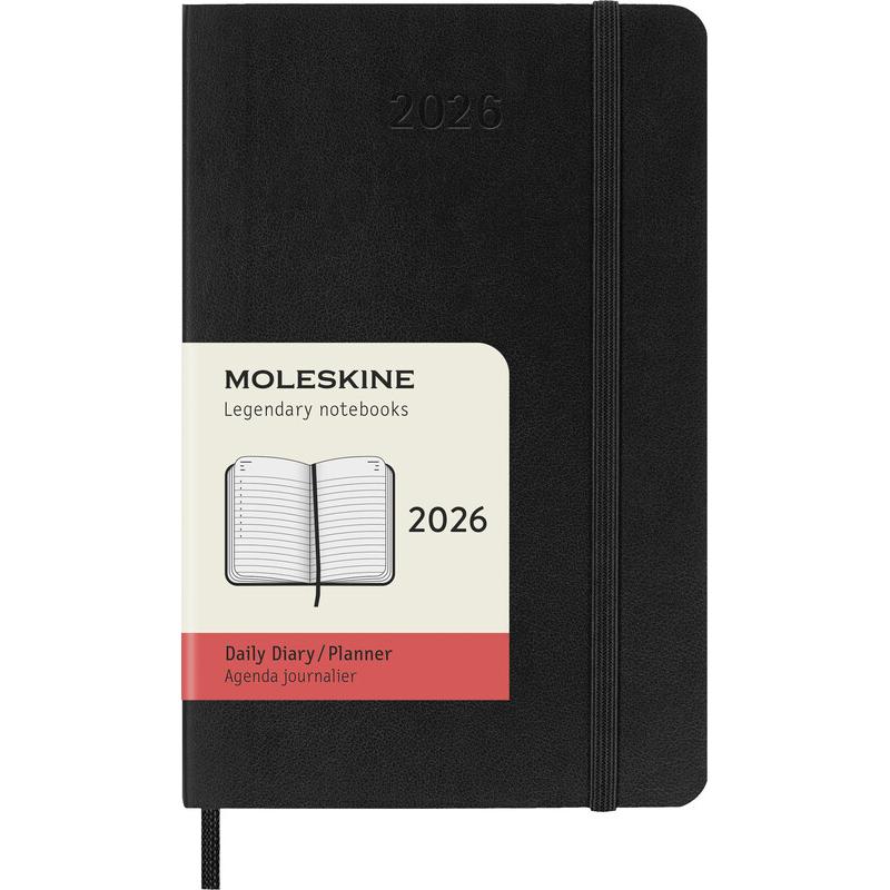 Moleskine, Agenda, Taschenagenda Daily (9 x 14 cm, Englisch)